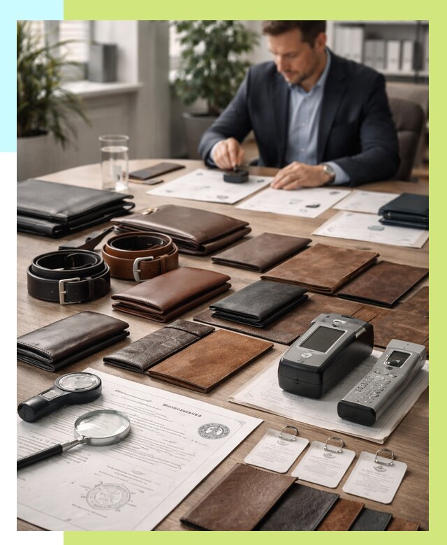 Сертификация кожаных изделий в Аксае от 12188 р. | Алешин-Акс