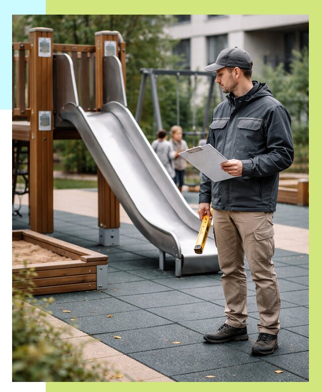 Сертификация детских площадок в Аксае от 25393 р. | Алешин-Акс