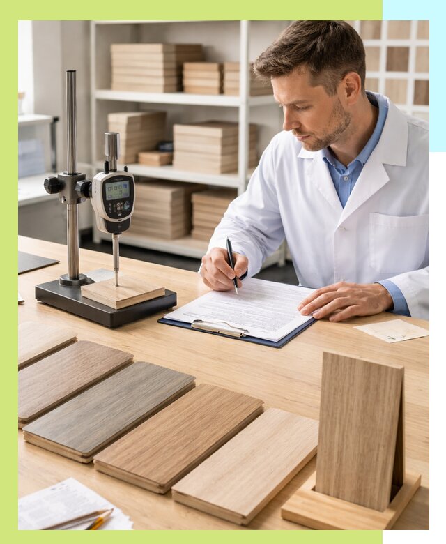 Сертификация ламината с испытаниями и оформлением документов в Аксае