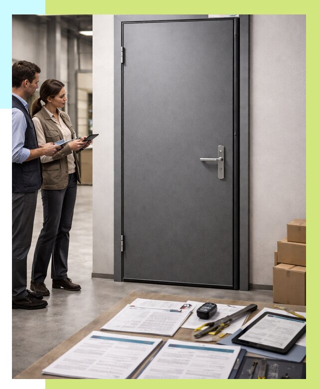 Сертификация противопожарных дверей в Аксае от 9141 р. | Алешин-Акс