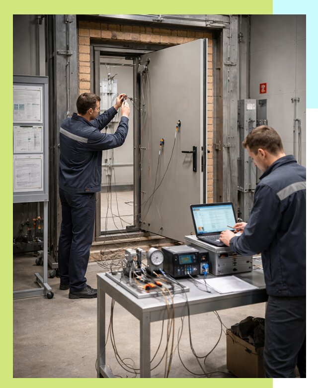 Сертификация противопожарных дверей в Аксае по ГОСТ и ТР