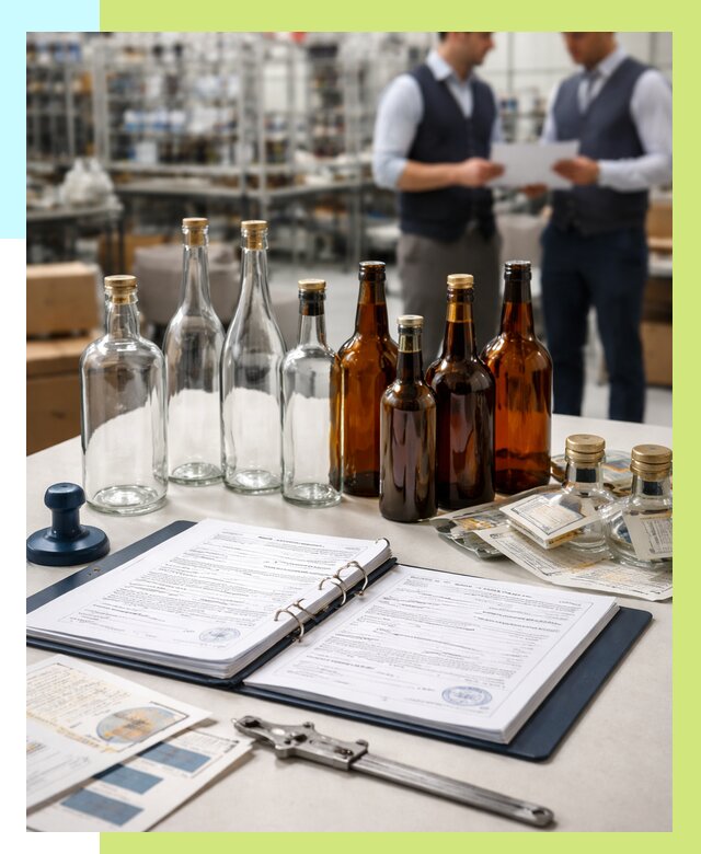 Сертификация стеклянных бутылок в Аксае от 25393 р. | Алешин-Акс