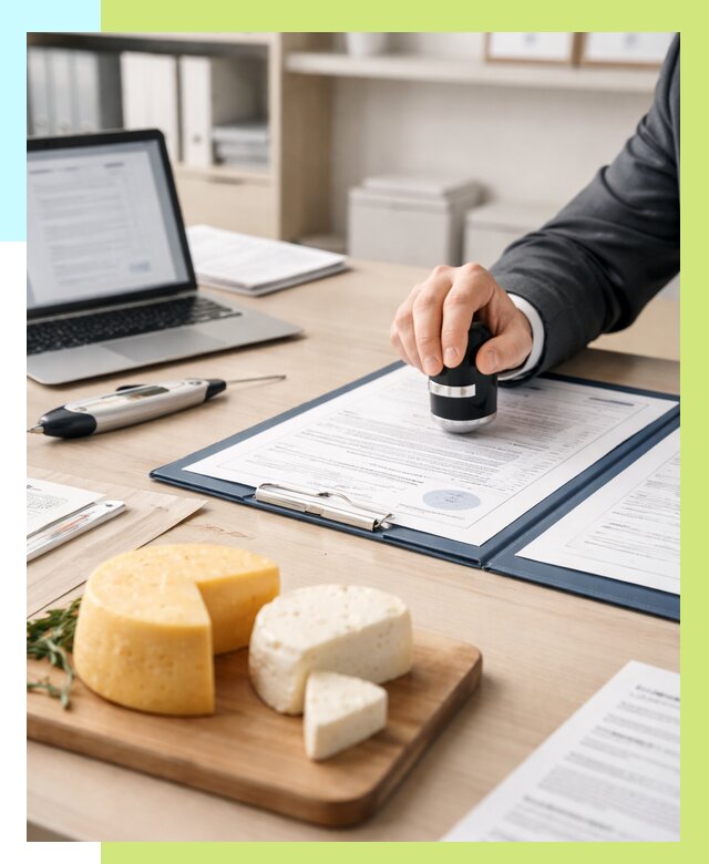 Сертификация сыров в Аксае от 15236 р | Сертификат на сыр Алешин-Акс