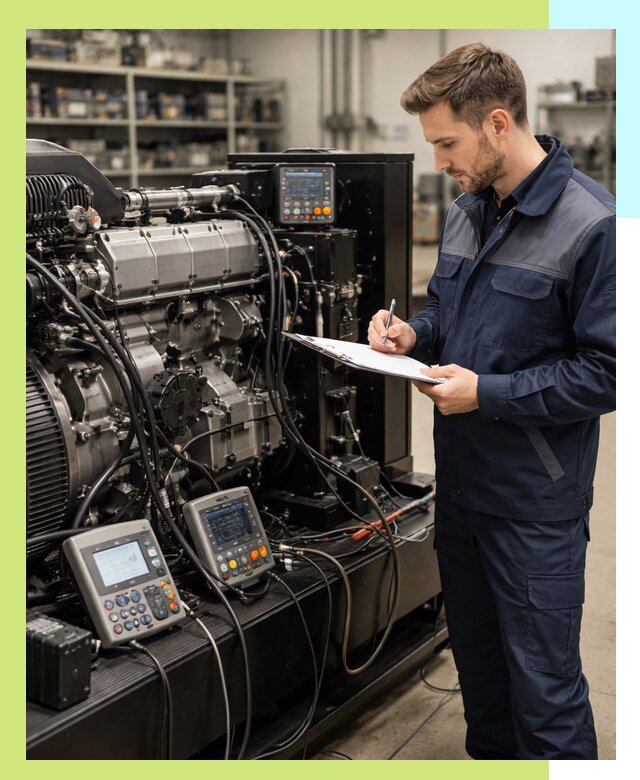 Сертификация дизельных генераторов и их оборудования в Аксае