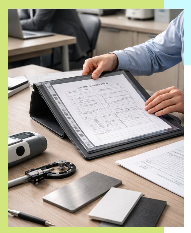 Оформление паспорта материала для продукции в Аксае