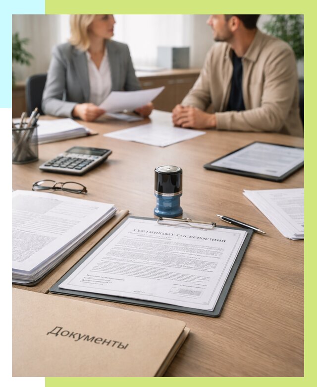 Сертификат соответствия на продукцию в Аксае от 15236 р.|Алешин-Акс