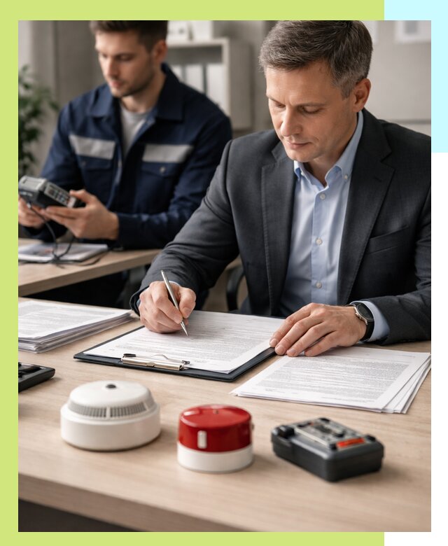 Получение добровольного пожарного сертификата в Аксае