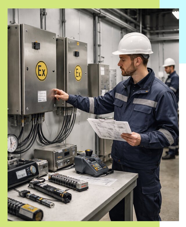 Сертификат взрывозащиты промышленного оборудования в Аксае