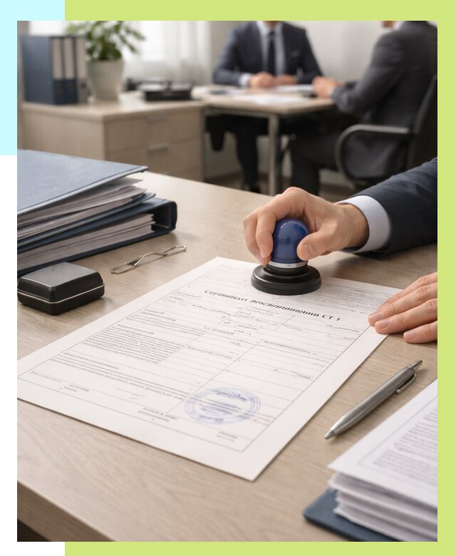 Сертификат происхождения СТ 1 в Аксае от 4571 р. | Алешин-Акс