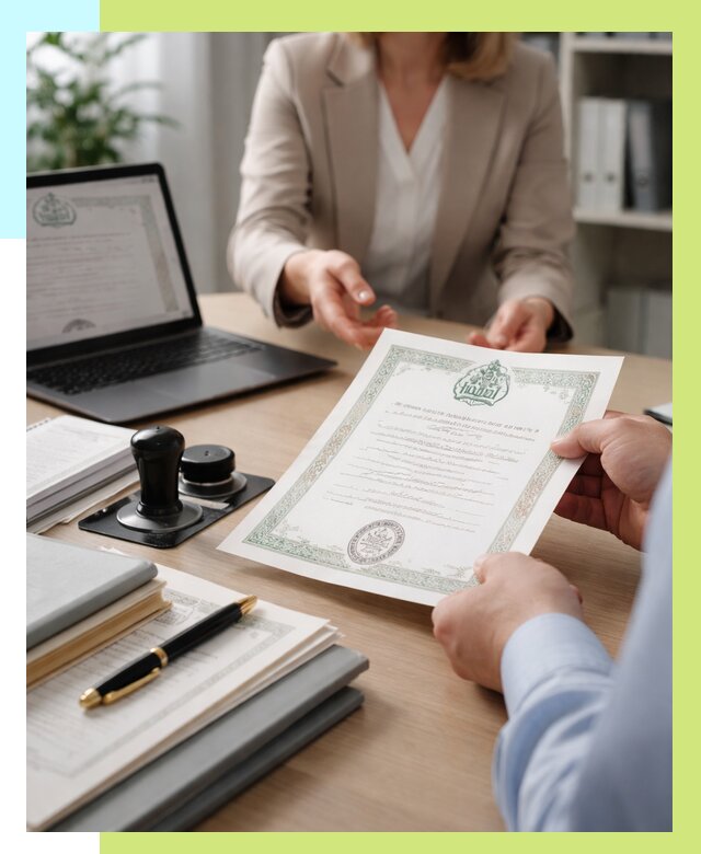 Халяль сертификат в Аксае, получить от 15236 р. | Алешин-Акс