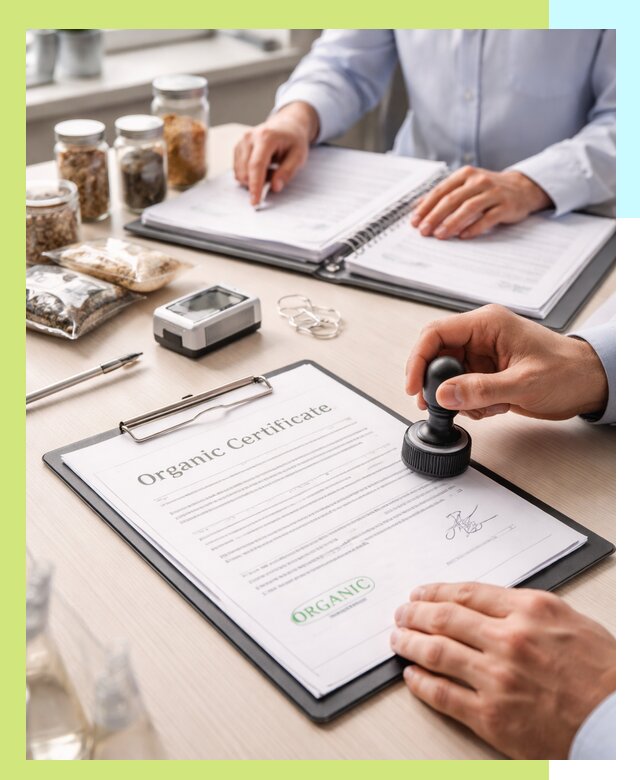 Получение органик сертификата для продукции в Аксае