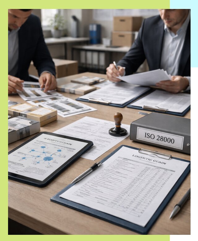 Получение сертификата ISO 28000 по безопасности цепи поставок в Аксае