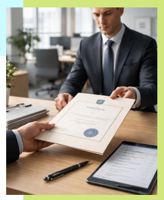 Сертификат ISO 30301 в Аксае от 35550 р. | Алешин-Акс - под ключ