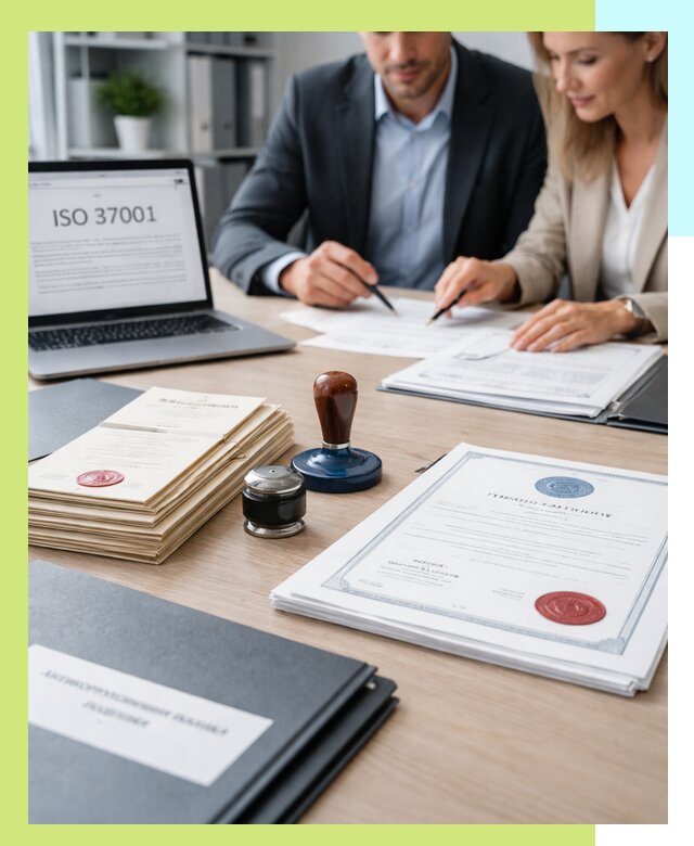 Получение сертификата ISO 37001 по системе борьбы с коррупцией в Аксае