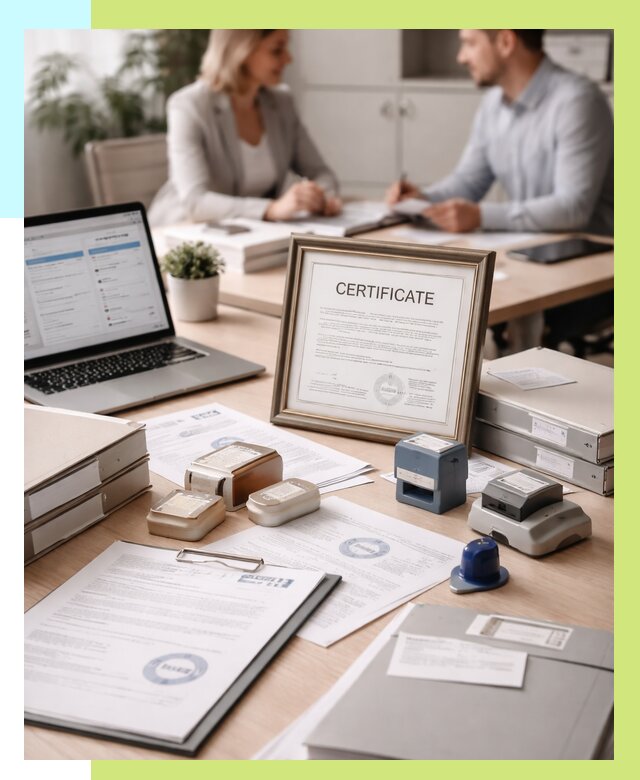 Сертификация компании в Аксае от 45707 р. | Алешин-Акс — заказ